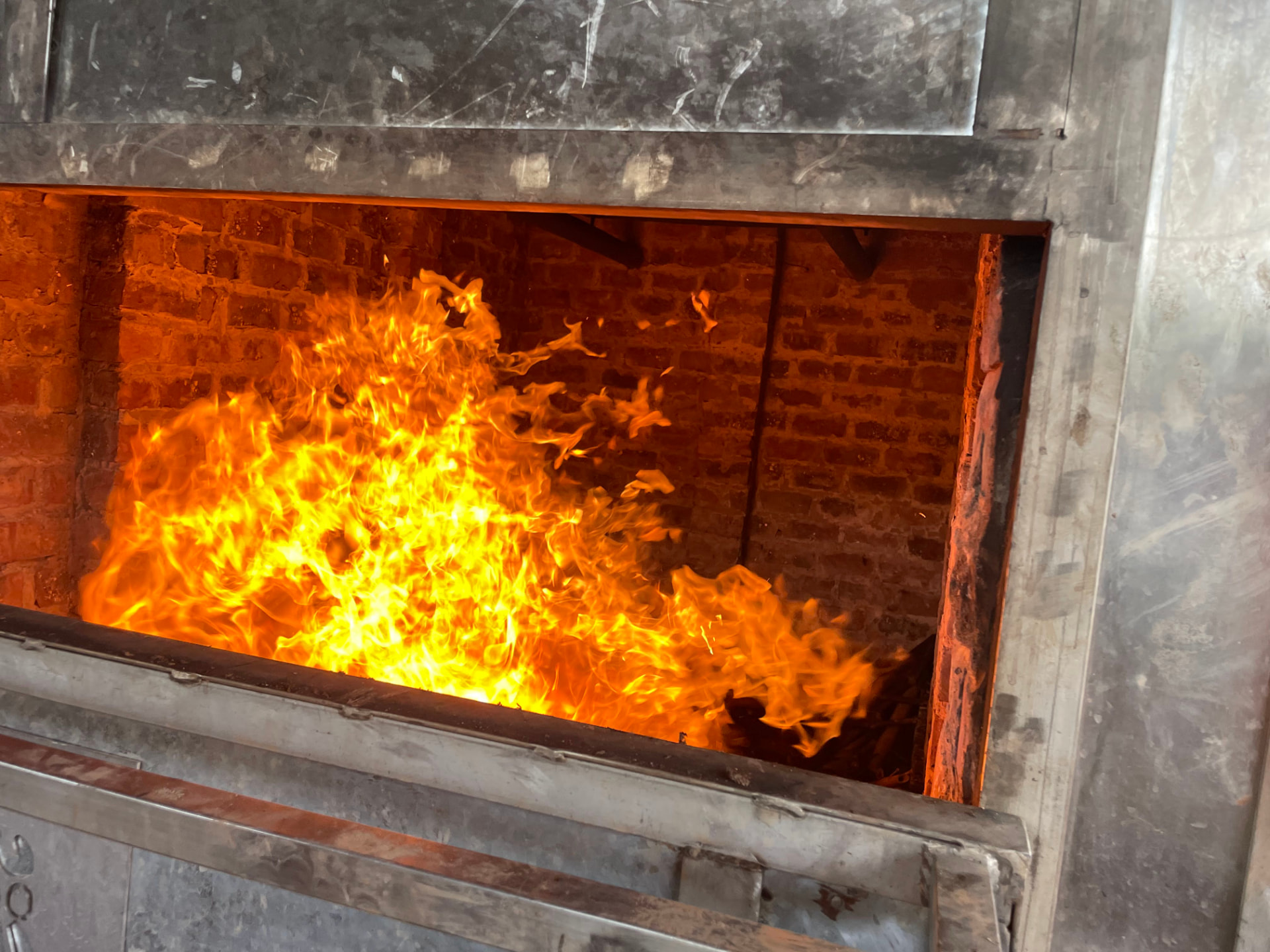 Ugandan Biochar Alliance - kiln in operation