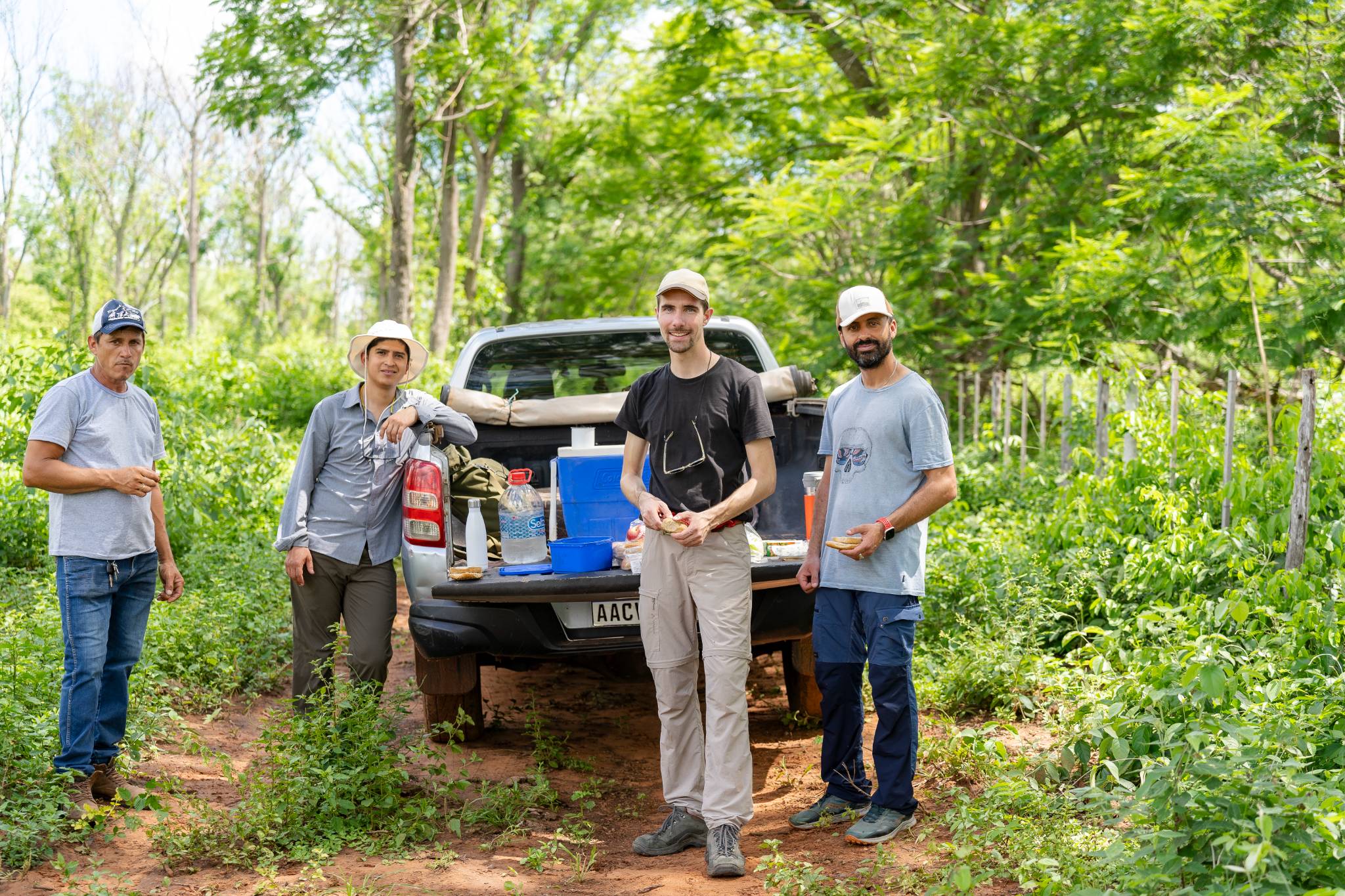 Lunch break with the field team